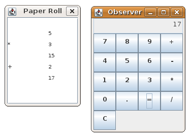 The calculator with both displays